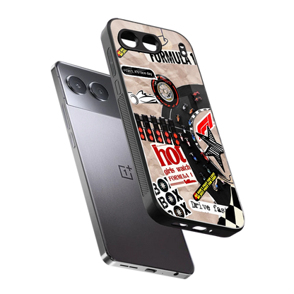 Speedline sleek oneplus nord 4 cover with tempered glass back and TPU edges
