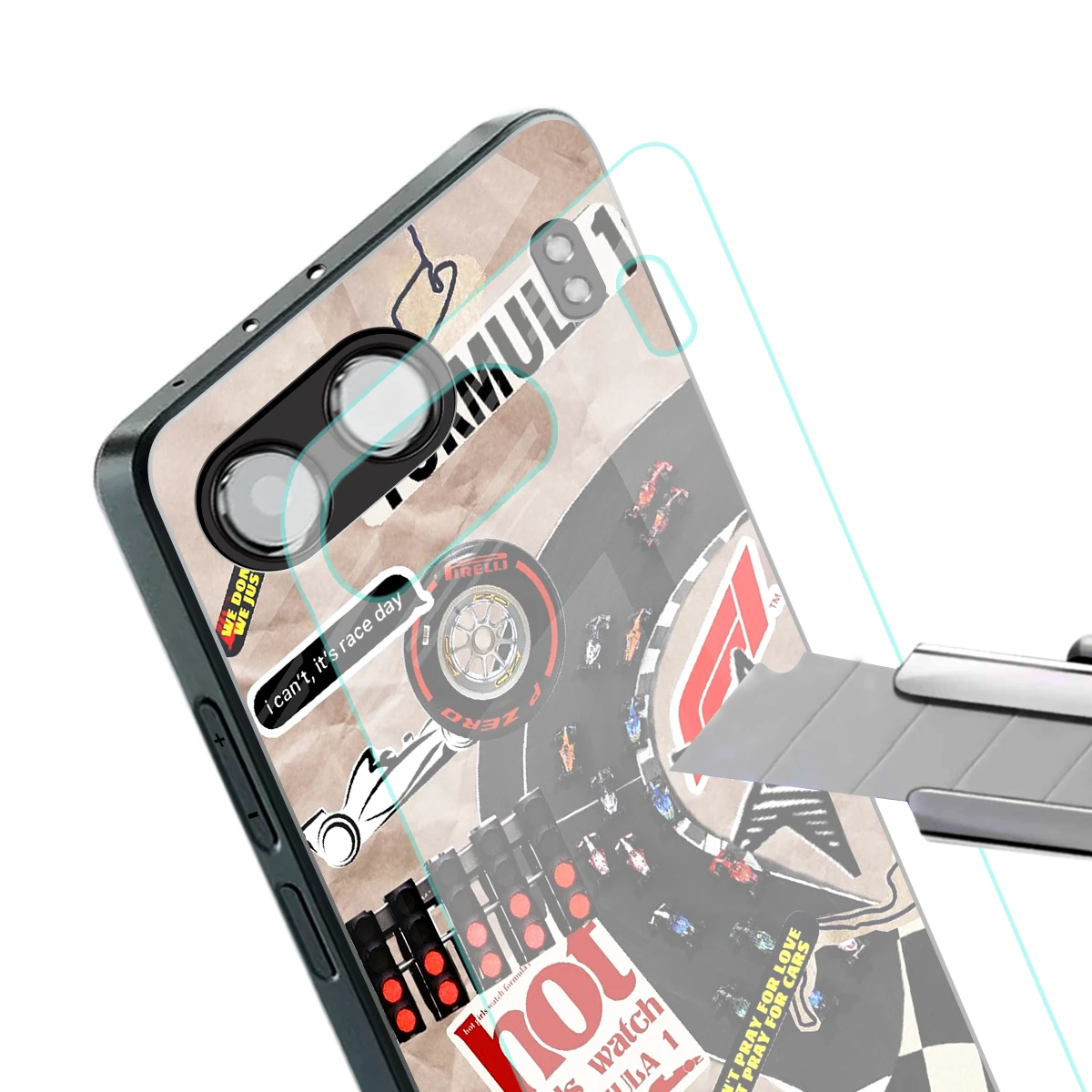Speedline stylish phone case for oneplus nord 4 | glossy glass and slim fit