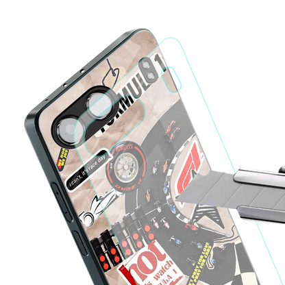 Speedline stylish phone case for oneplus nord 4 | glossy glass and slim fit