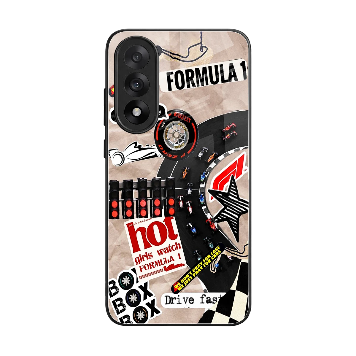 Speedline back phone cover | glass case for oneplus nord 5