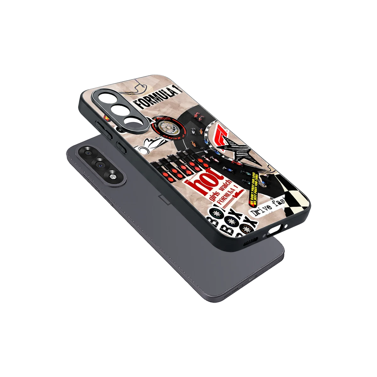 Speedline sleek oneplus nord 5 cover with tempered glass back and TPU edges