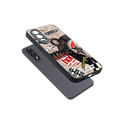 Speedline sleek oneplus nord 5 cover with tempered glass back and TPU edges