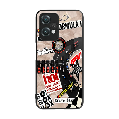 Speedline back phone cover | glass case for oneplus nord ce 2 lite