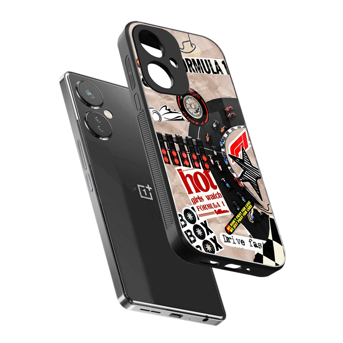 Speedline sleek oneplus nord ce 3 cover with tempered glass back and TPU edges