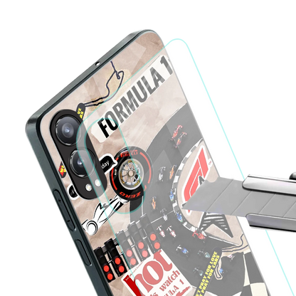 Speedline stylish phone case for oneplus nord ce 4 lite | glossy glass and slim fit