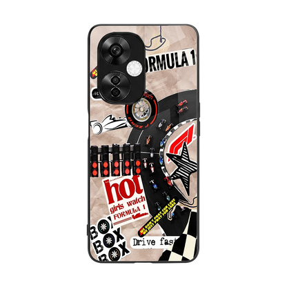Speedline back phone cover | glass case for oneplus nord ce 3 lite