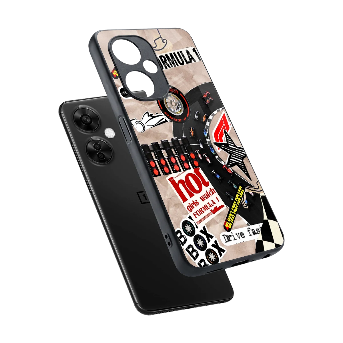 Speedline sleek oneplus nord ce 3 lite cover with tempered glass back and TPU edges