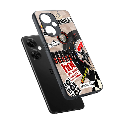 Speedline sleek oneplus nord ce 3 lite cover with tempered glass back and TPU edges