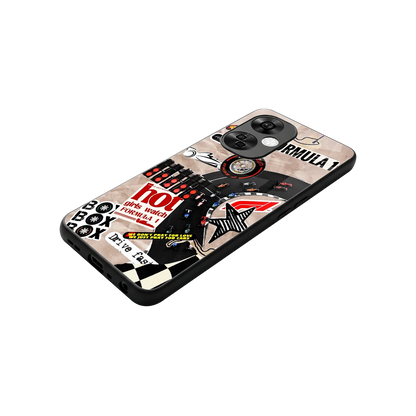 Speedline stylish phone case for oneplus nord ce 3 lite | glossy glass and slim fit