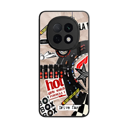Speedline back phone cover | glass case for oppo f29 pro 5g