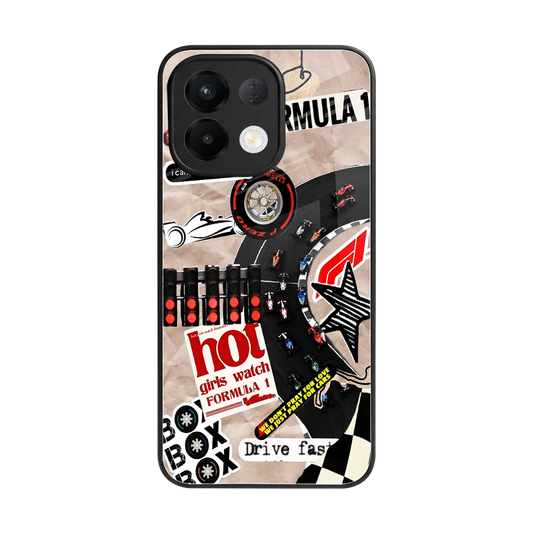Speedline back phone cover | glass case for oppo k13 5g