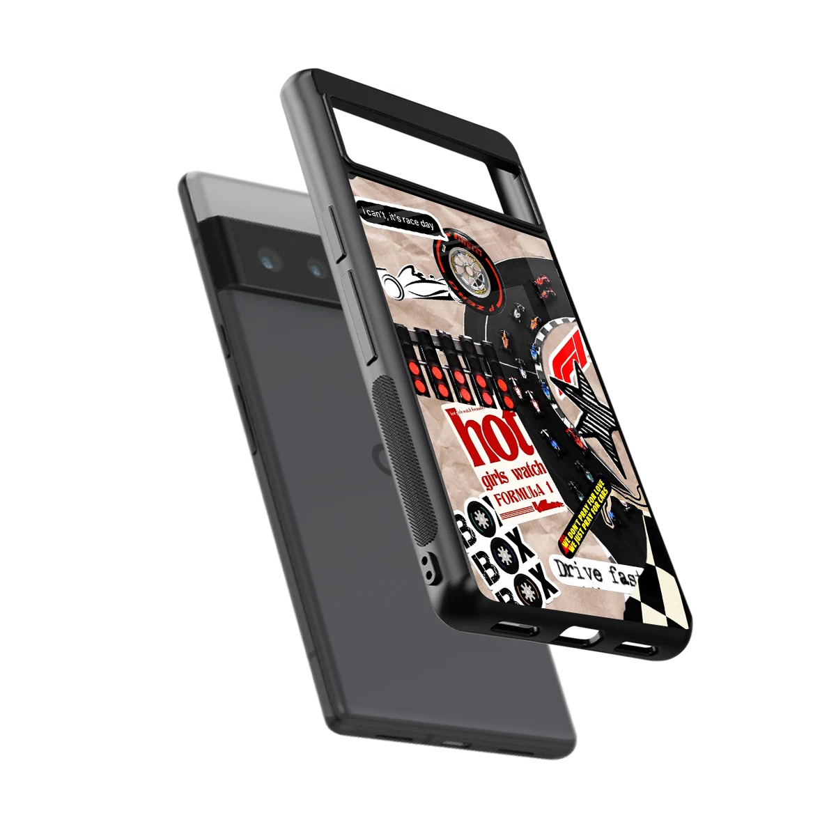 Speedline sleek google pixel 6 pro cover with tempered glass back and TPU edges