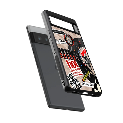 Speedline sleek google pixel 6 pro cover with tempered glass back and TPU edges