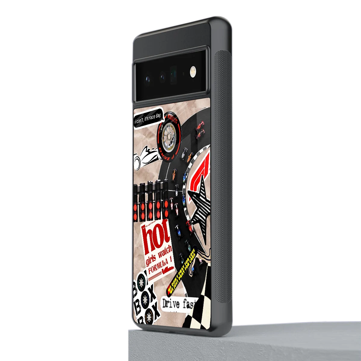 Speedline stylish phone case for google pixel 6 pro | glossy glass and slim fit