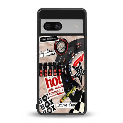 Speedline back phone cover | glass case for google pixel 7