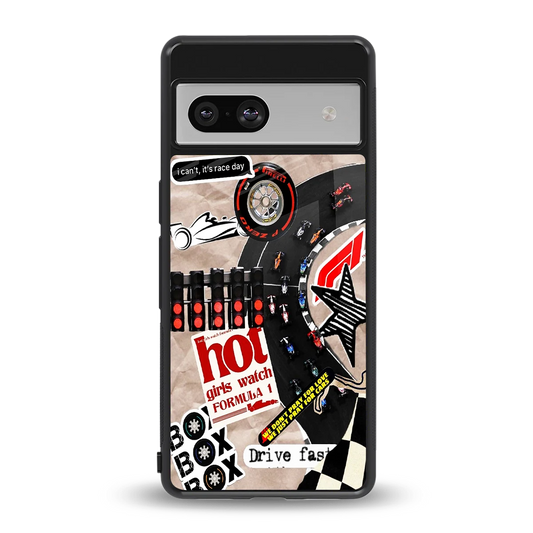 Speedline back phone cover | glass case for google pixel 7