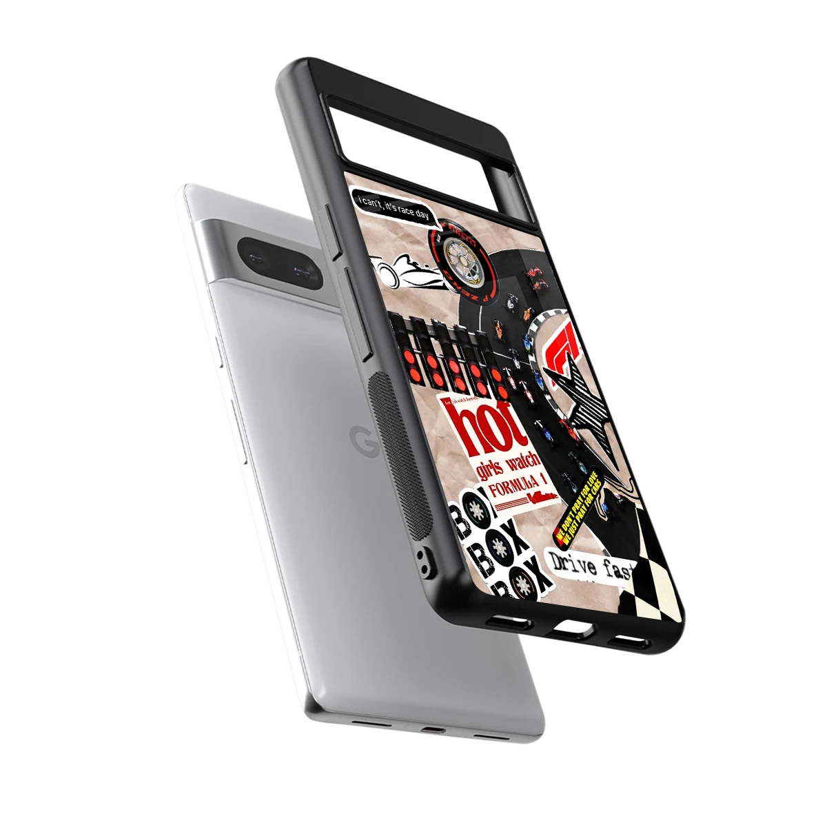 Speedline sleek google pixel 7 cover with tempered glass back and TPU edges