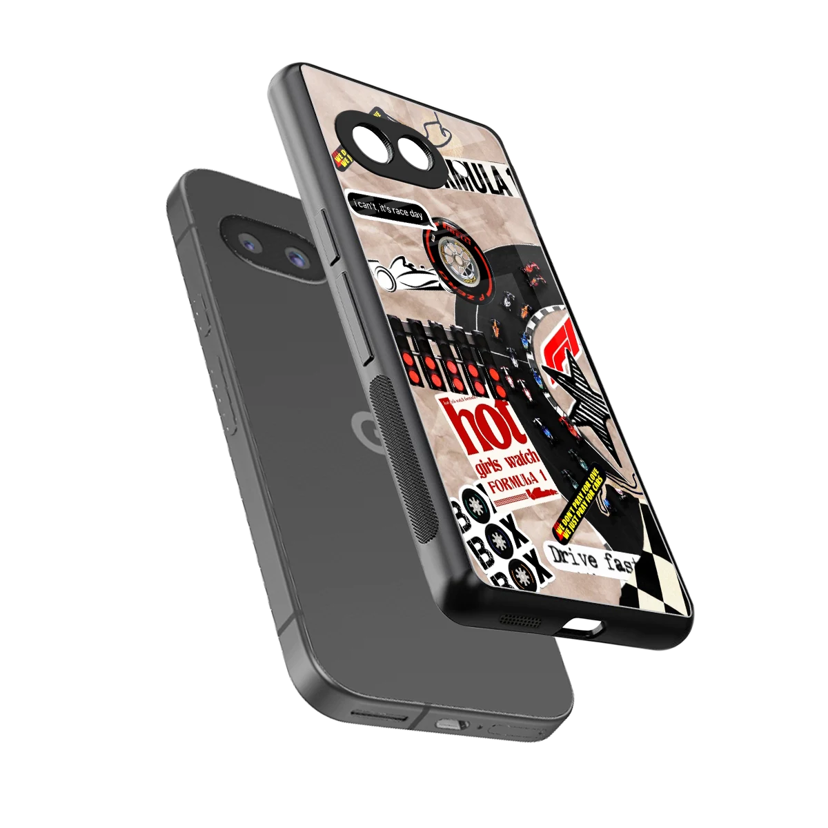Speedline sleek google pixel 10a cover with tempered glass back and TPU edges