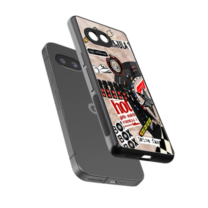 Speedline sleek google pixel 10a cover with tempered glass back and TPU edges