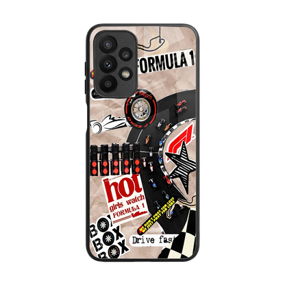 Speedline back phone cover | glass case for samsung galaxy a23