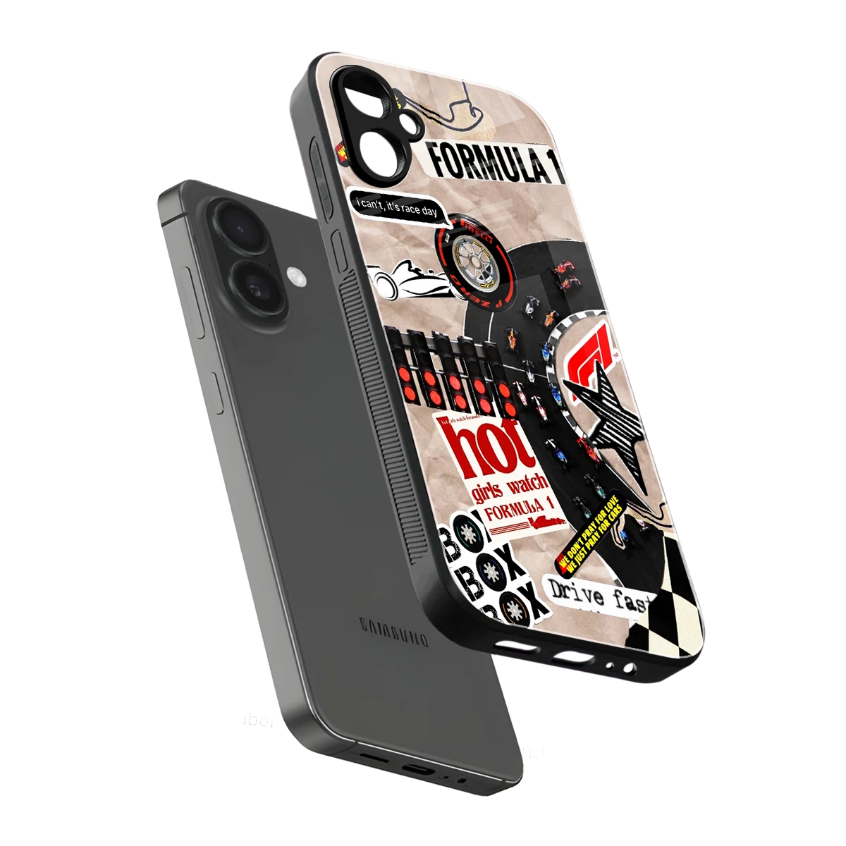 Speedline sleek samsung galaxy a06 5g cover with tempered glass back and TPU edges
