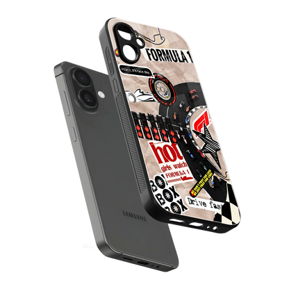 Speedline sleek samsung galaxy a06 5g cover with tempered glass back and TPU edges