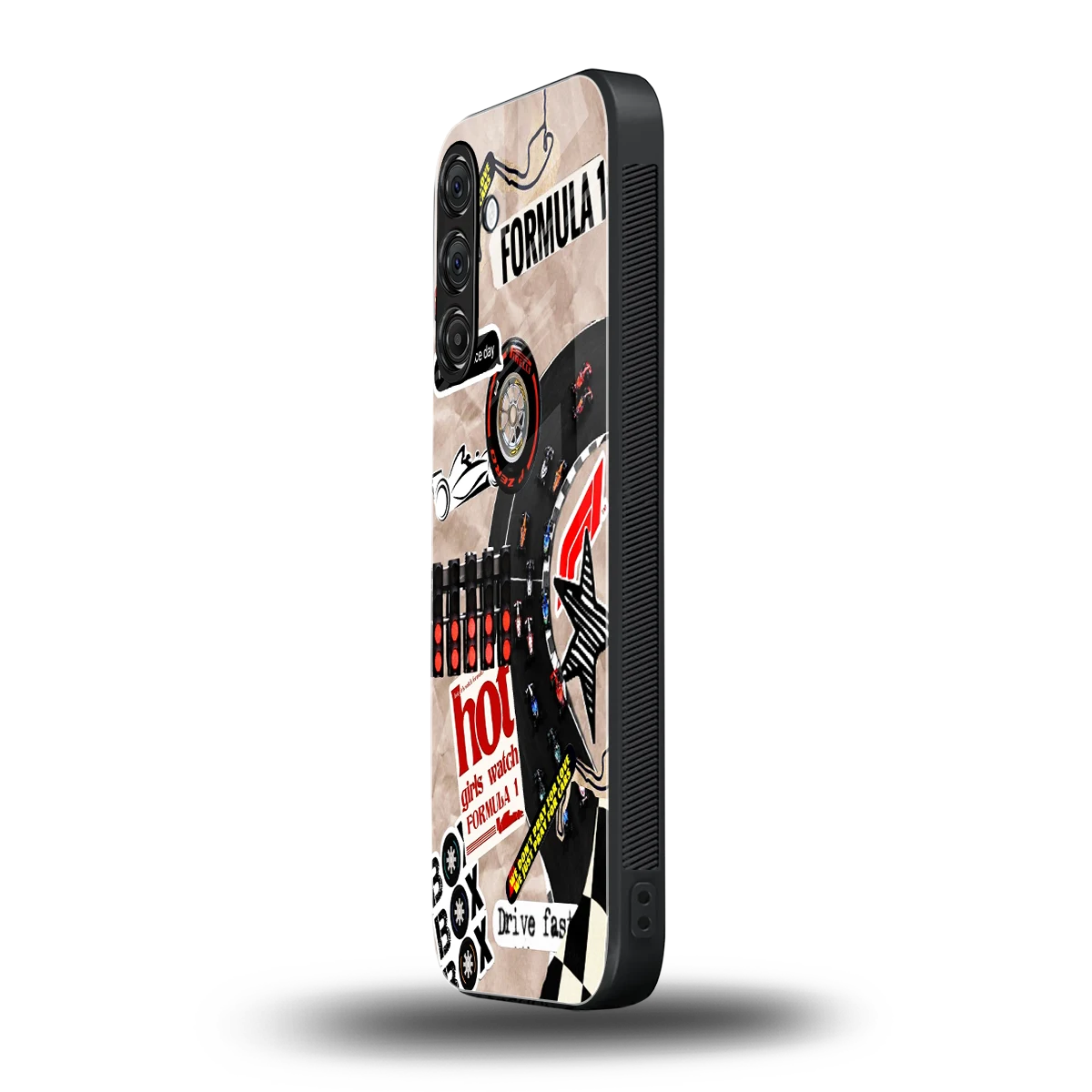 Speedline samsung galaxy a55 5g mobile cover | shockproof glass phone case