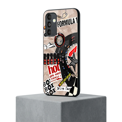 Speedline samsung galaxy m14 5g mobile cover | shockproof glass phone case