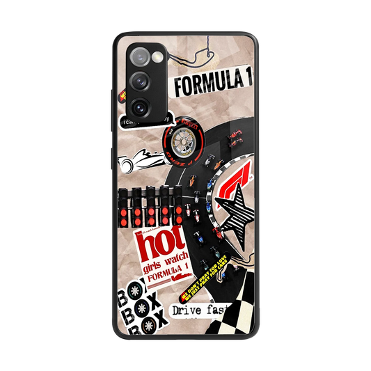 Speedline back phone cover | glass case for samsung galaxy s20 fe