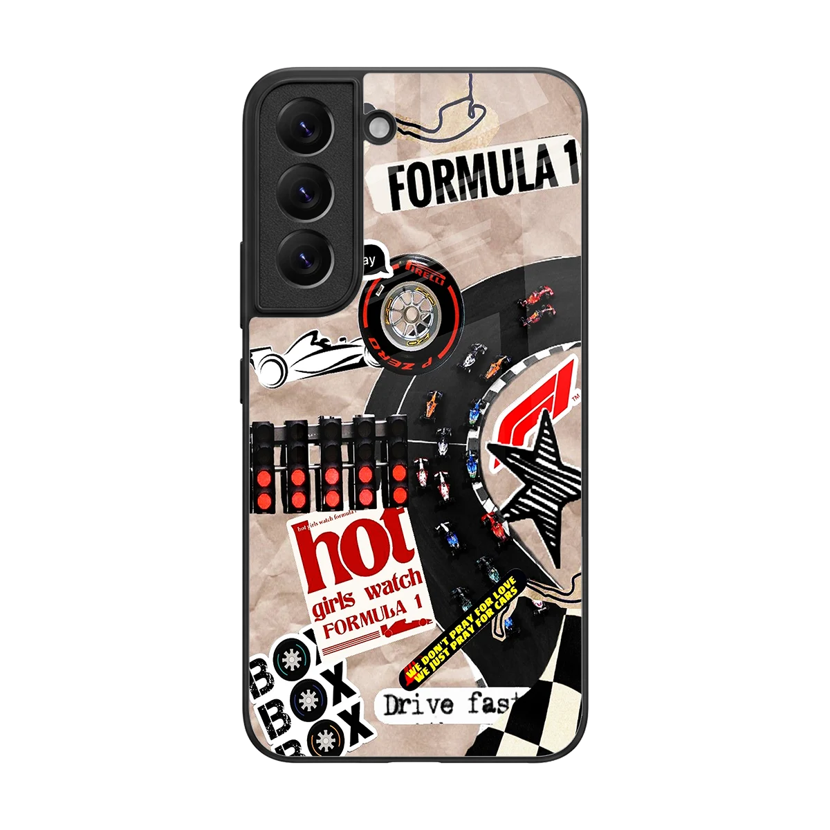 Speedline back phone cover | glass case for samsung galaxy s22