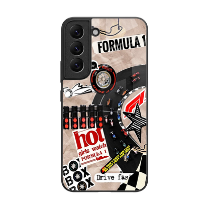 Speedline back phone cover | glass case for samsung galaxy s22