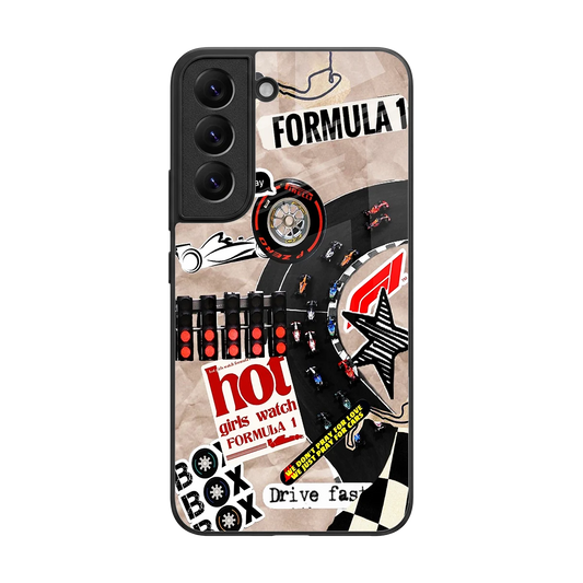 Speedline back phone cover | glass case for samsung galaxy s22