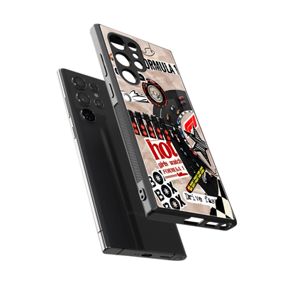Speedline sleek samsung galaxy s24 ultra cover with tempered glass back and TPU edges