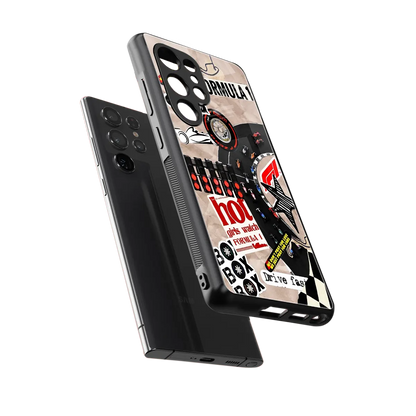 Speedline sleek samsung galaxy s25 ultra cover with tempered glass back and TPU edges