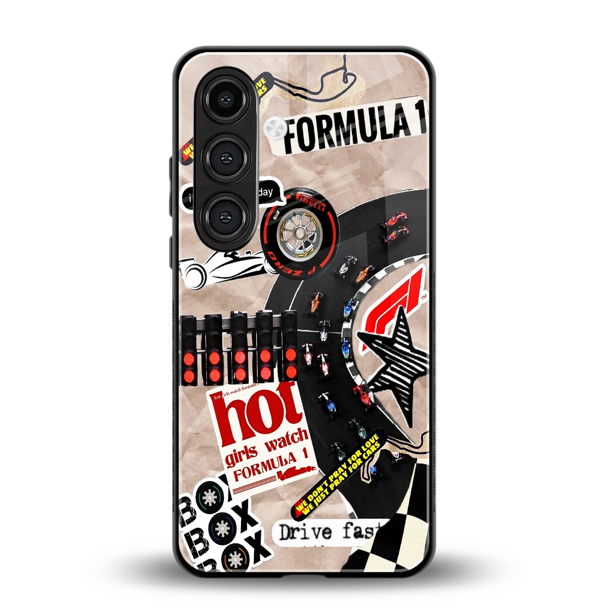 Speedline back phone cover | glass case for samsung galaxy s24