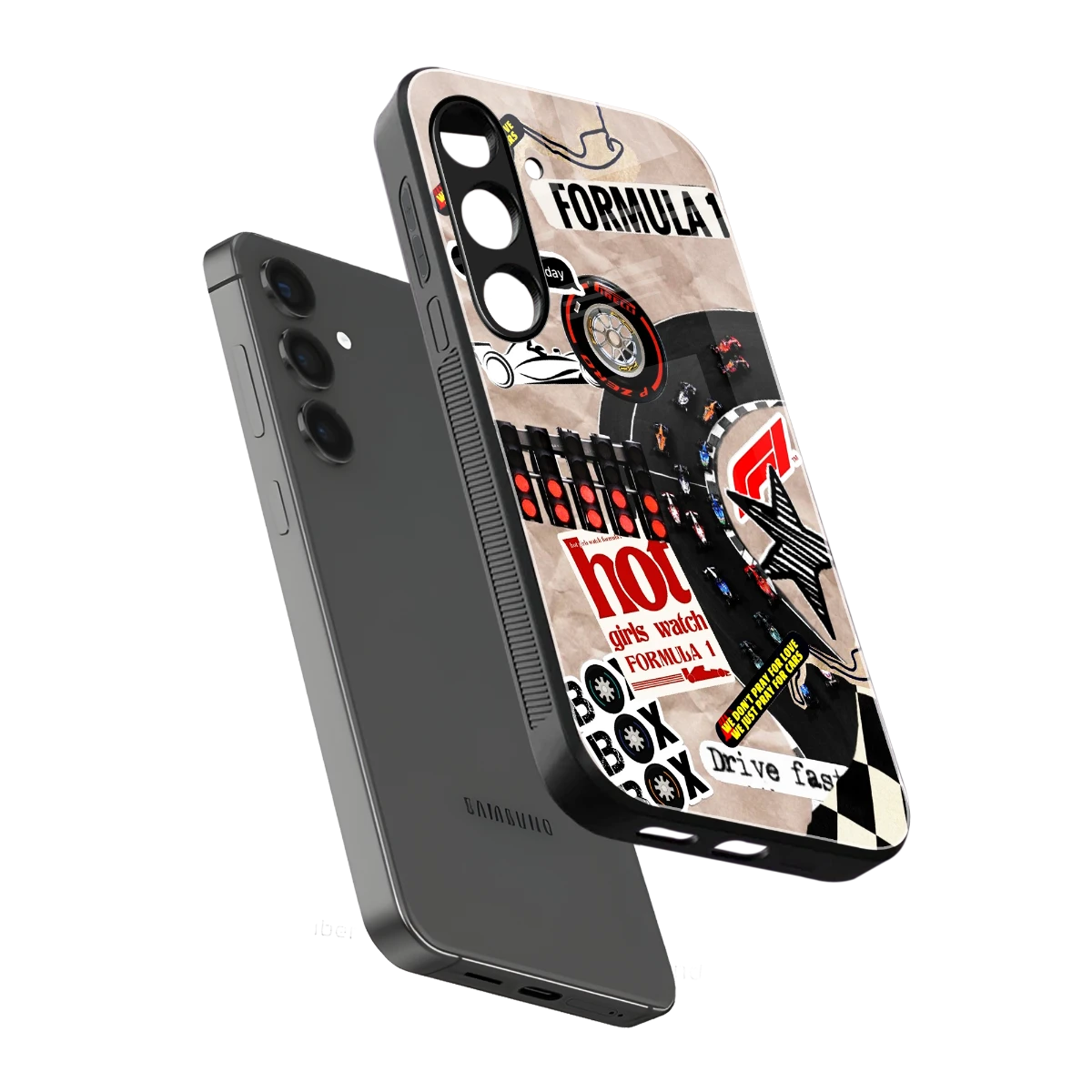 Speedline sleek samsung galaxy s24 cover with tempered glass back and TPU edges