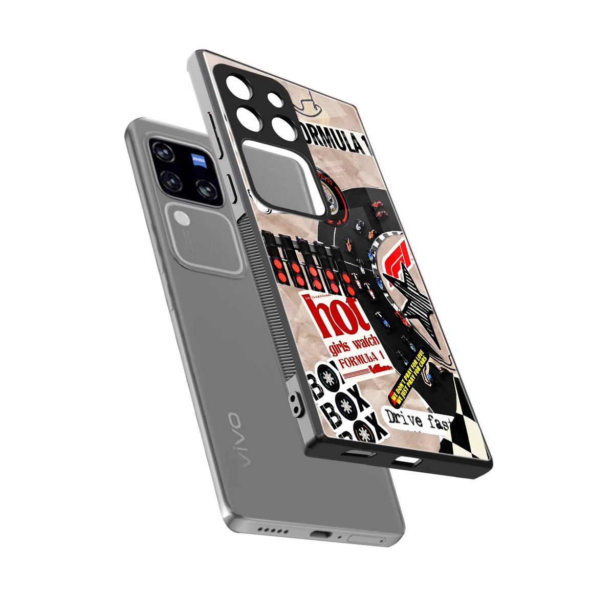 Speedline sleekvivo v30 pro cover with tempered glass back and TPU edges