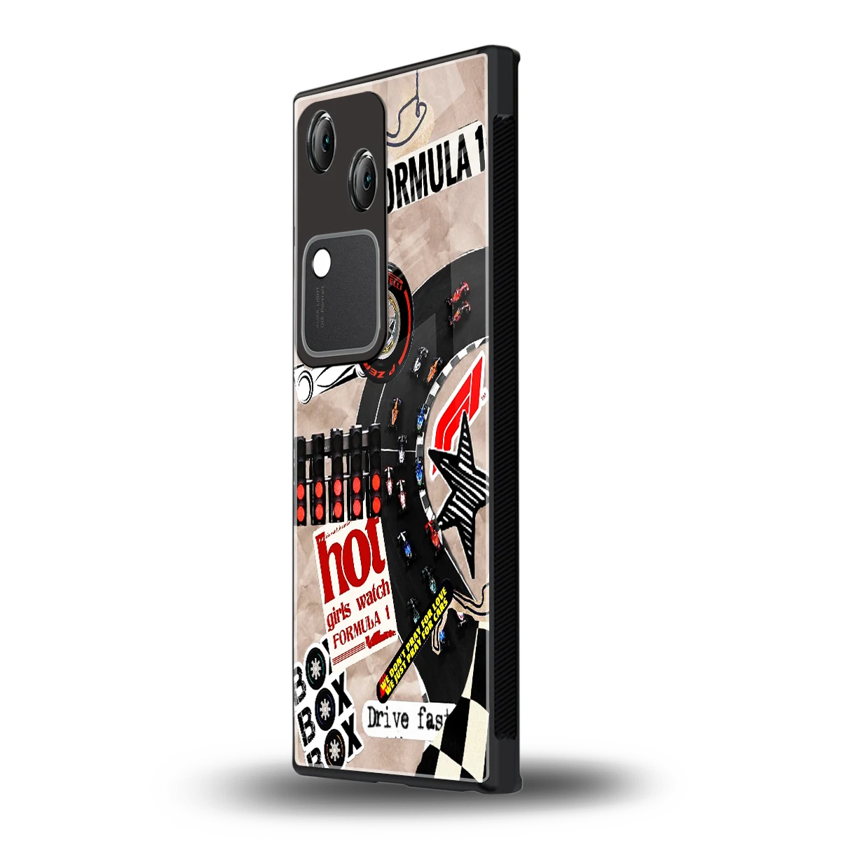 Speedline vivo v30 mobile cover | shockproof glass phone case