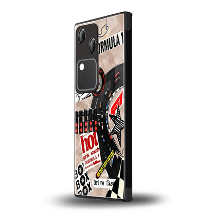 Speedline vivo v30 mobile cover | shockproof glass phone case