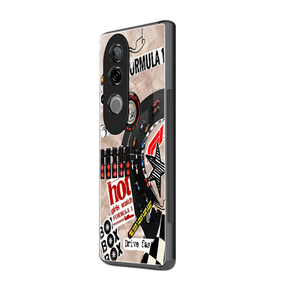 Speedline vivo v40e mobile cover | shockproof glass phone case