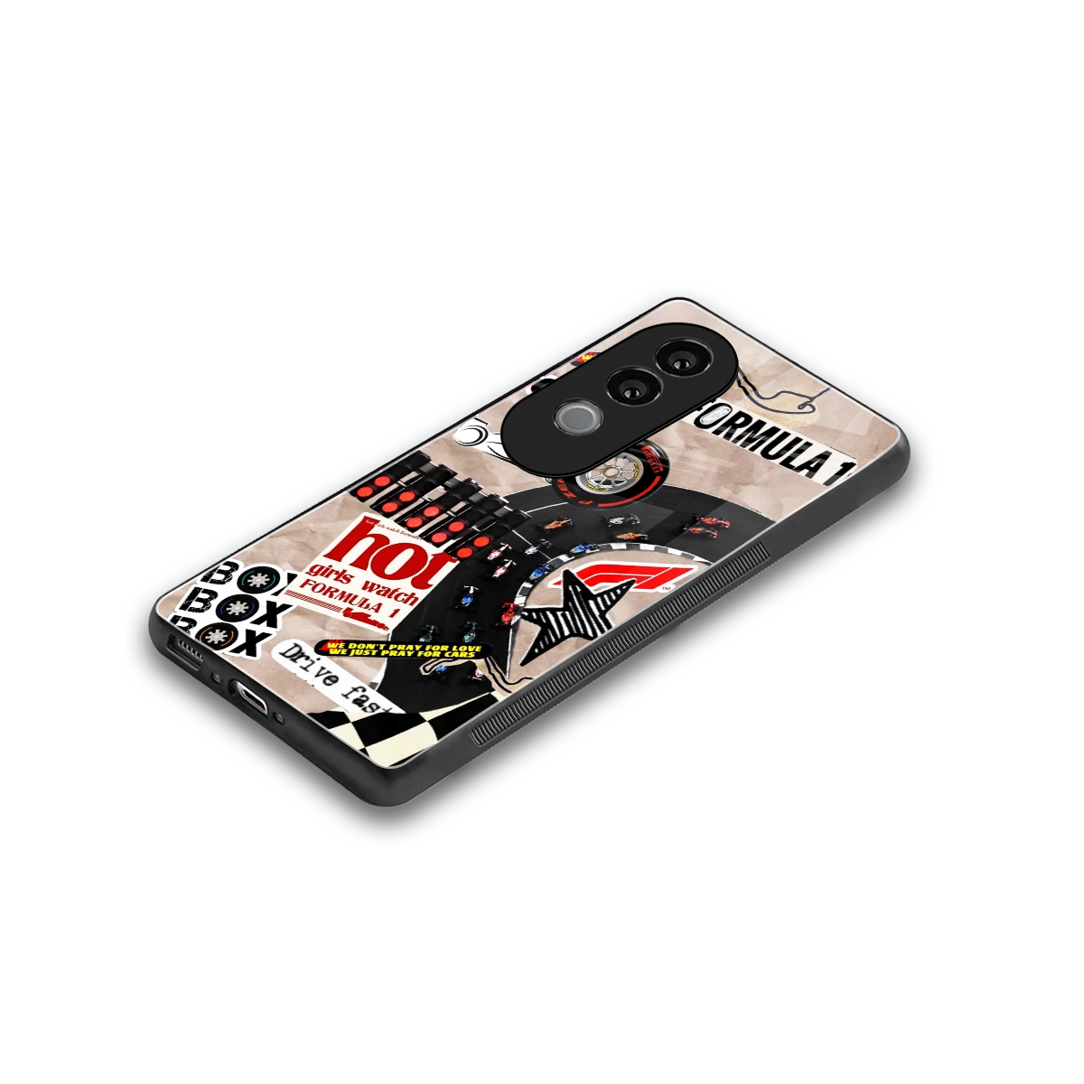 Speedline stylish phone case for vivo v40e | glossy glass and slim fit