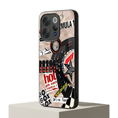 Speedline vivo v70 mobile cover | shockproof glass phone case