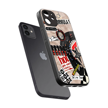 Speedline sleek iphone 11 cover with tempered glass back and TPU edges