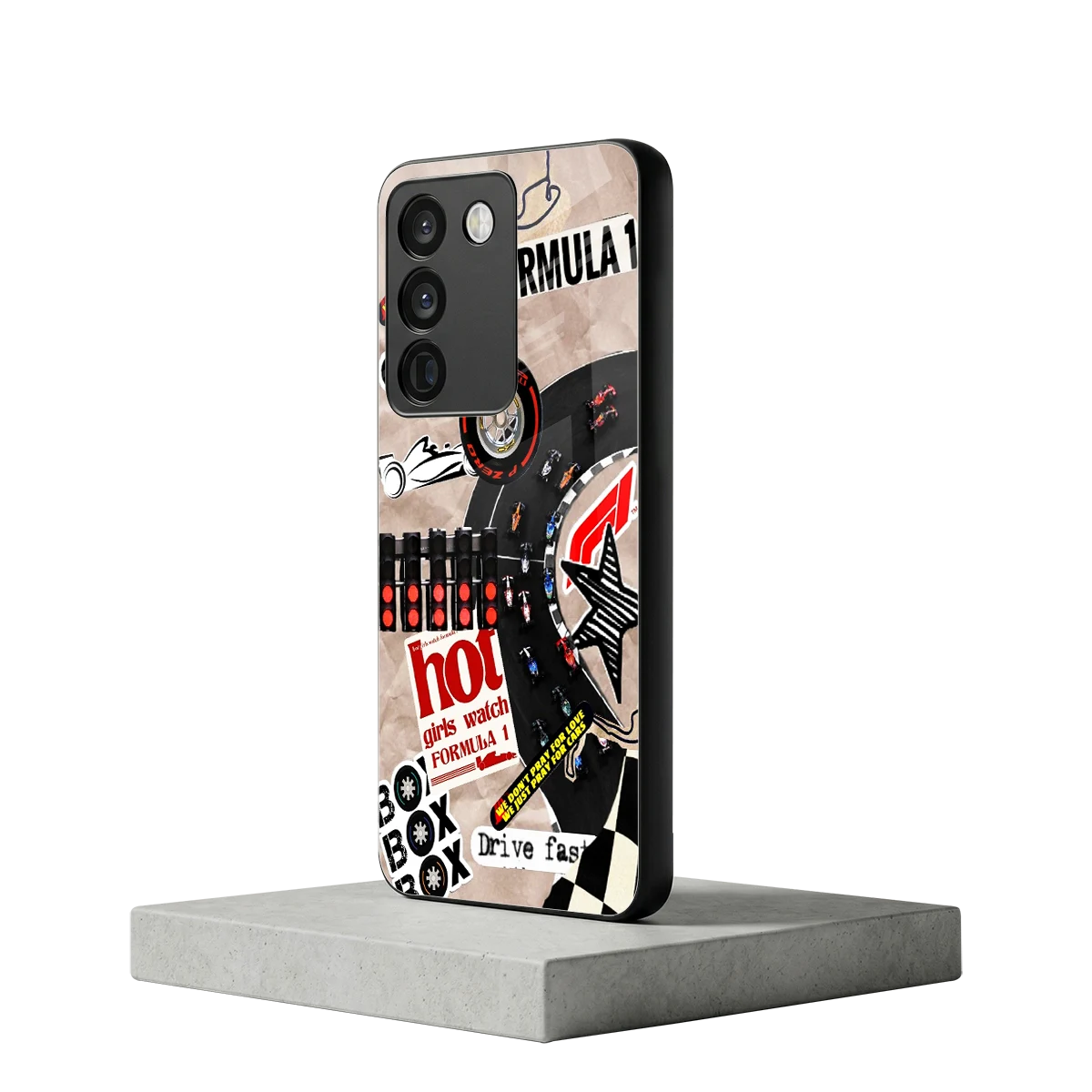 Speedline vivo y200 5g mobile cover | shockproof glass phone case