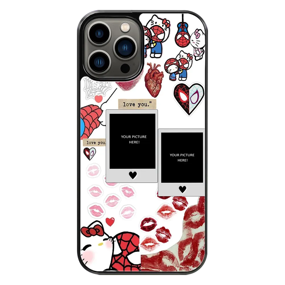 Polaroid Personalised Glass Phone Case