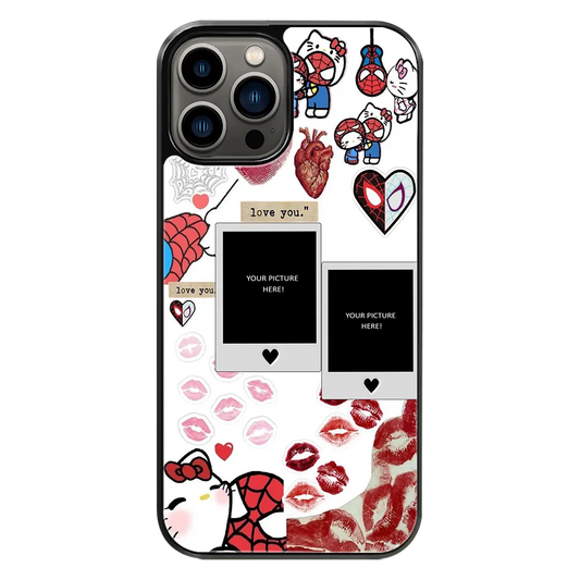 Polaroid Personalised Glass Phone Case