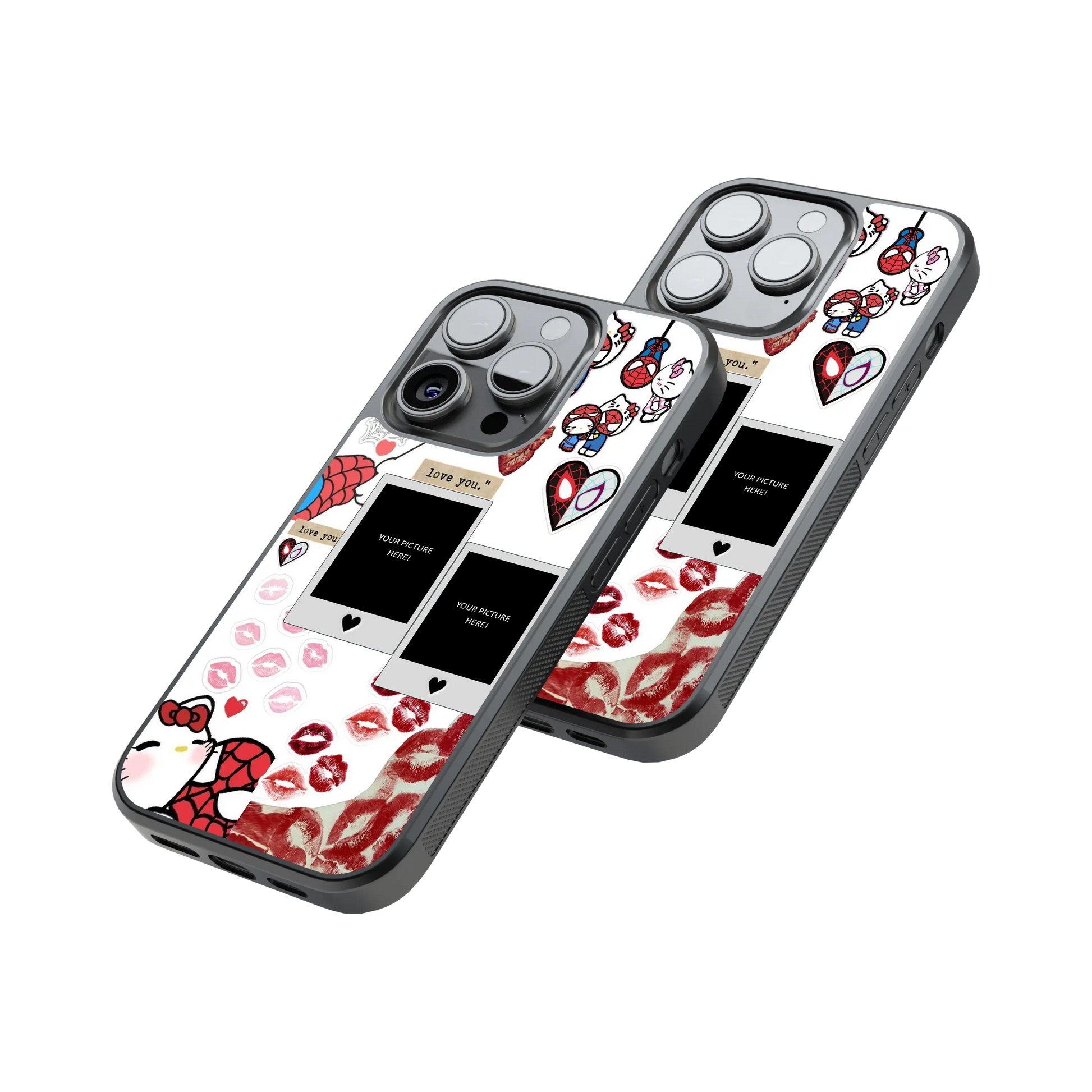 Polaroid Personalised Glass Phone Case