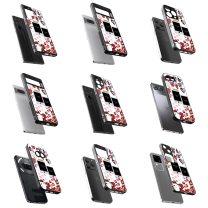 Polaroid Personalised Glass Phone Case