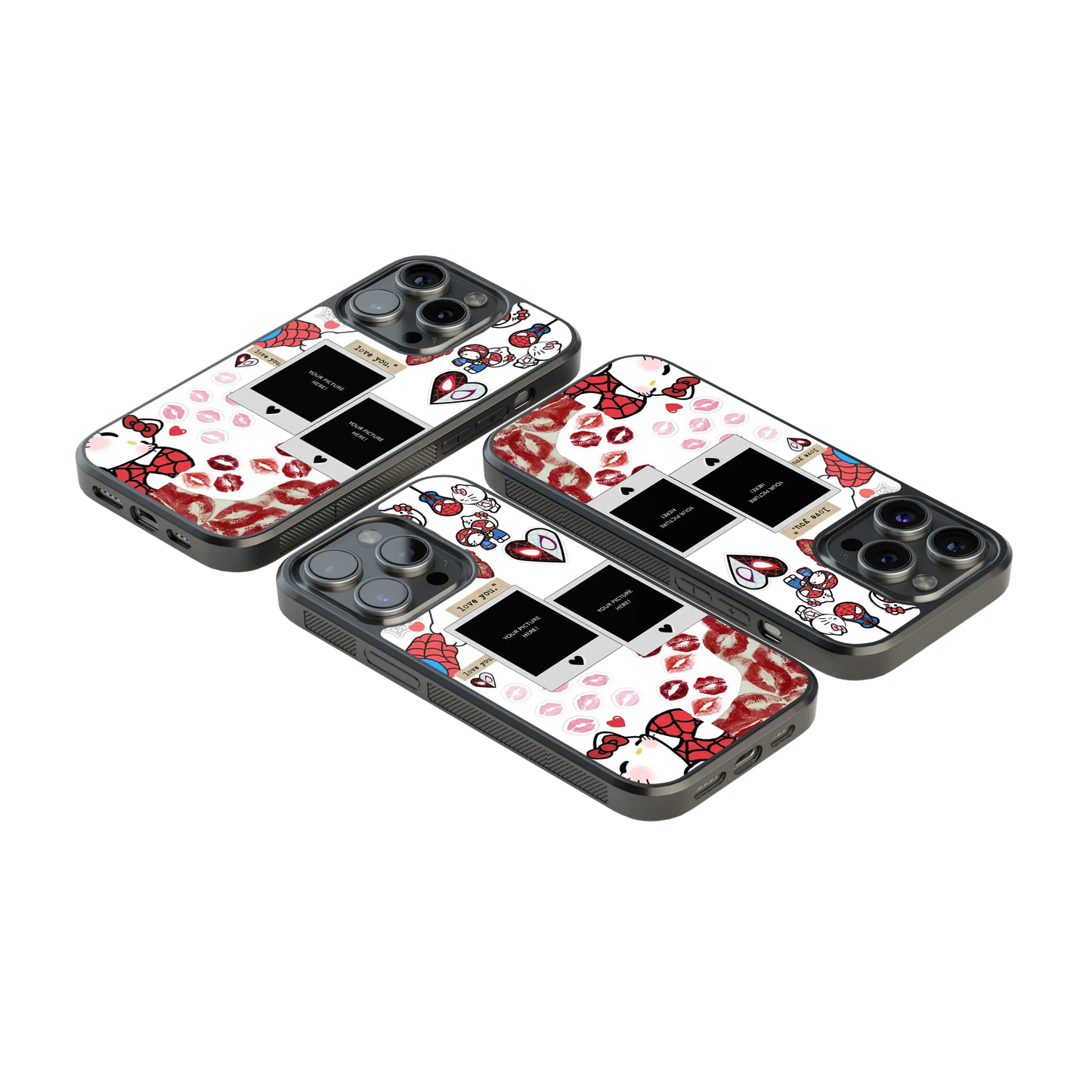 Polaroid Personalised Glass Phone Case