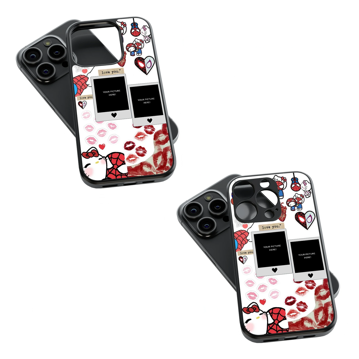 Polaroid Personalised Glass Phone Case